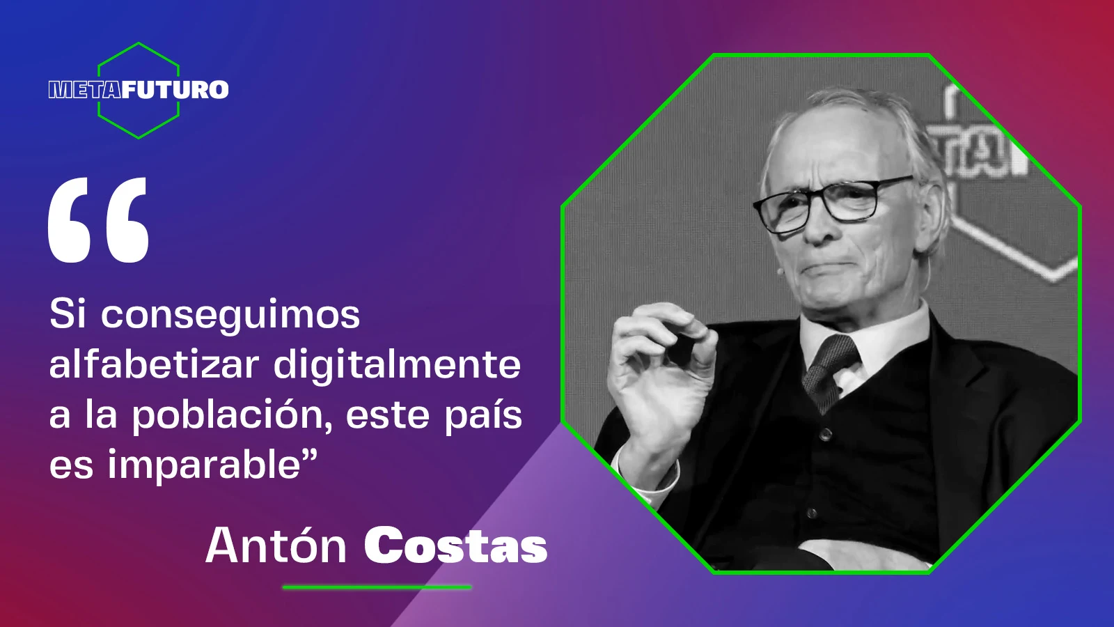 Antón Costas, presidente del Consejo Económico