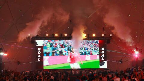 Football fan zones