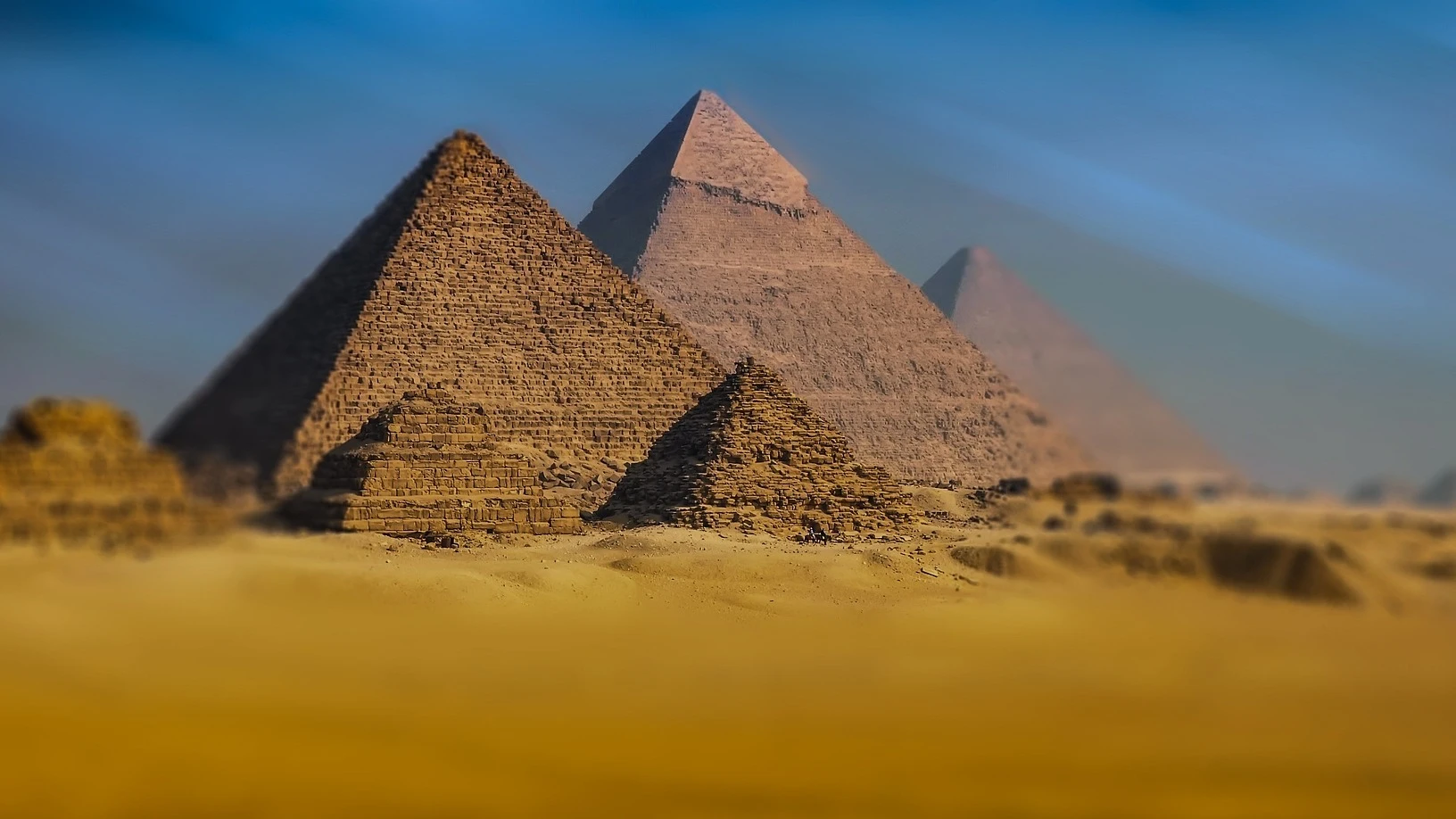 Imagen de archivo de las pir&aacute;mides de Egipto
