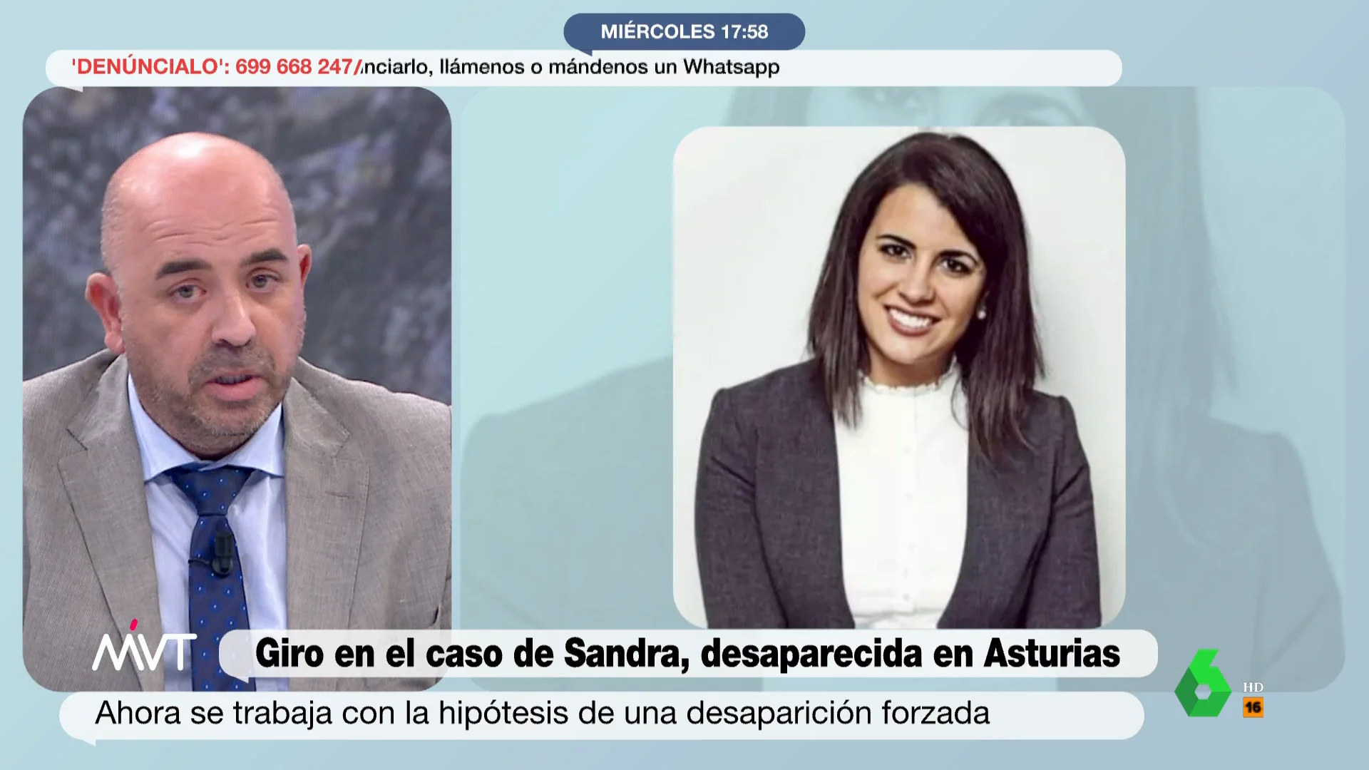 La teoría de la desaparición forzosa cobra fuerza en el caso de Sandra Bermejo: "Su perfil no encaja con un suicidio"