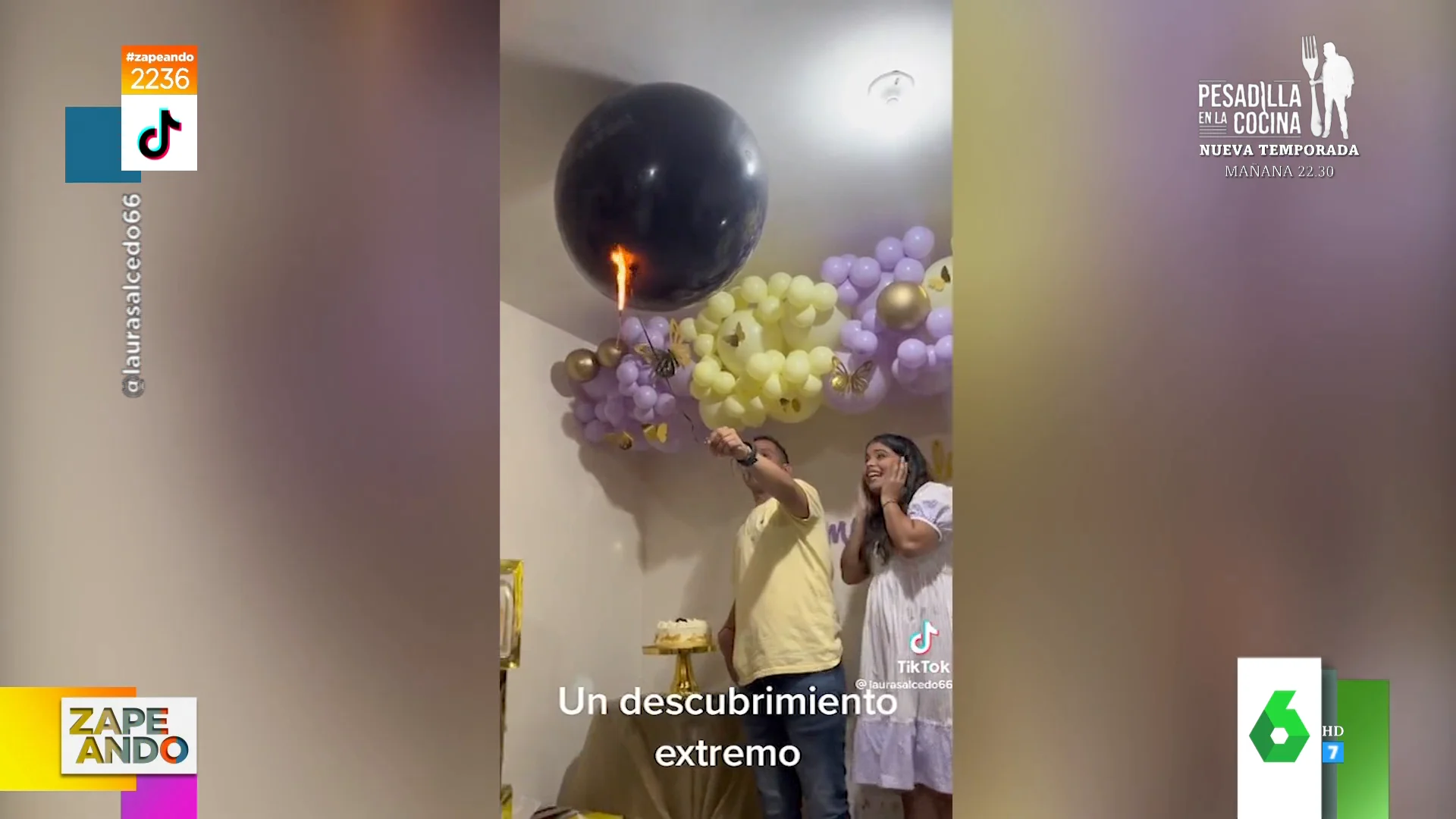 El ingenioso comentario de un hombre al ver esta fiesta de gender reveal que acaba en explosión 