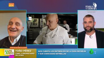Entrevista de Toño Pérez en Zapeando tras ganar su tercera Estrella Michelin con Atrio
