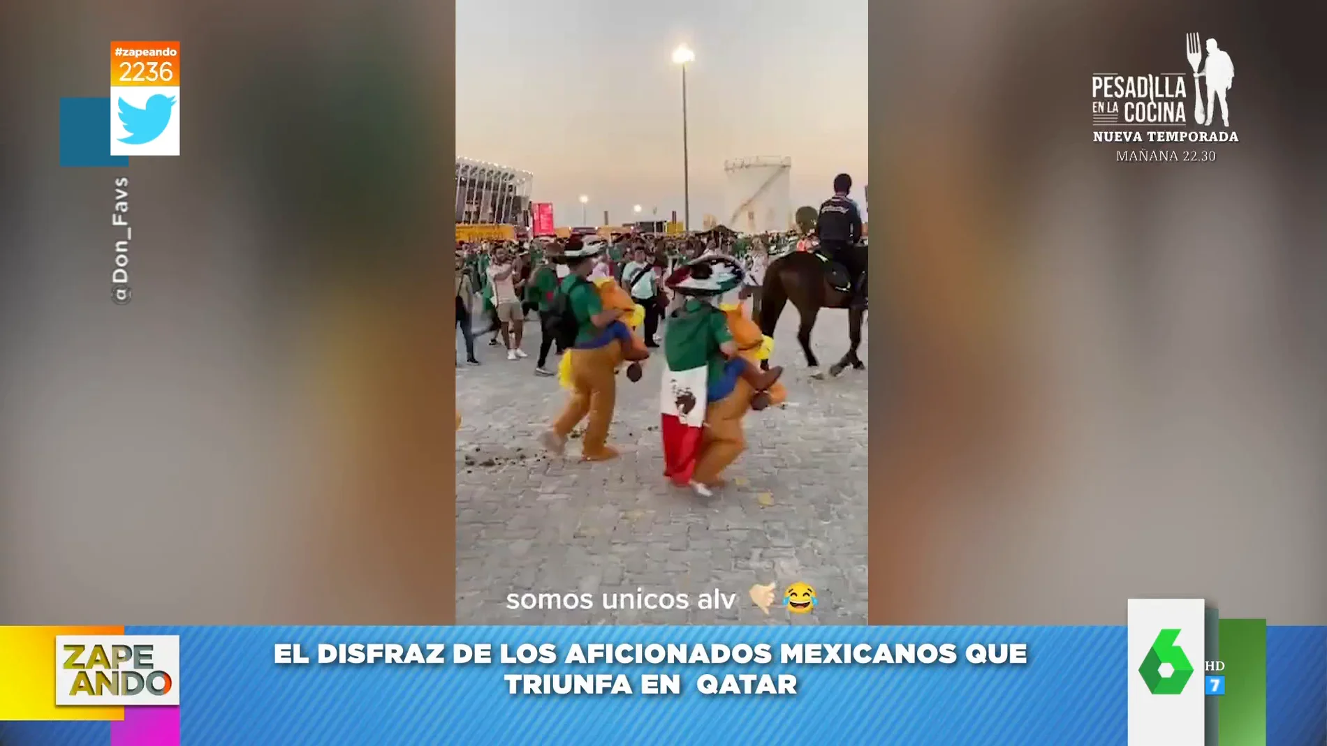 Vídeo viral de los hinchas mexicanos en Qatar