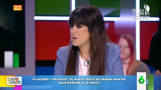 La confesión de Vanesa Martín en Zapeando que 'decepciona' a Dani Mateo: "No me digas eso" La confesión de Vanesa Martín en Zapeando que 'decepciona' a Dani Mateo: "No me digas eso"