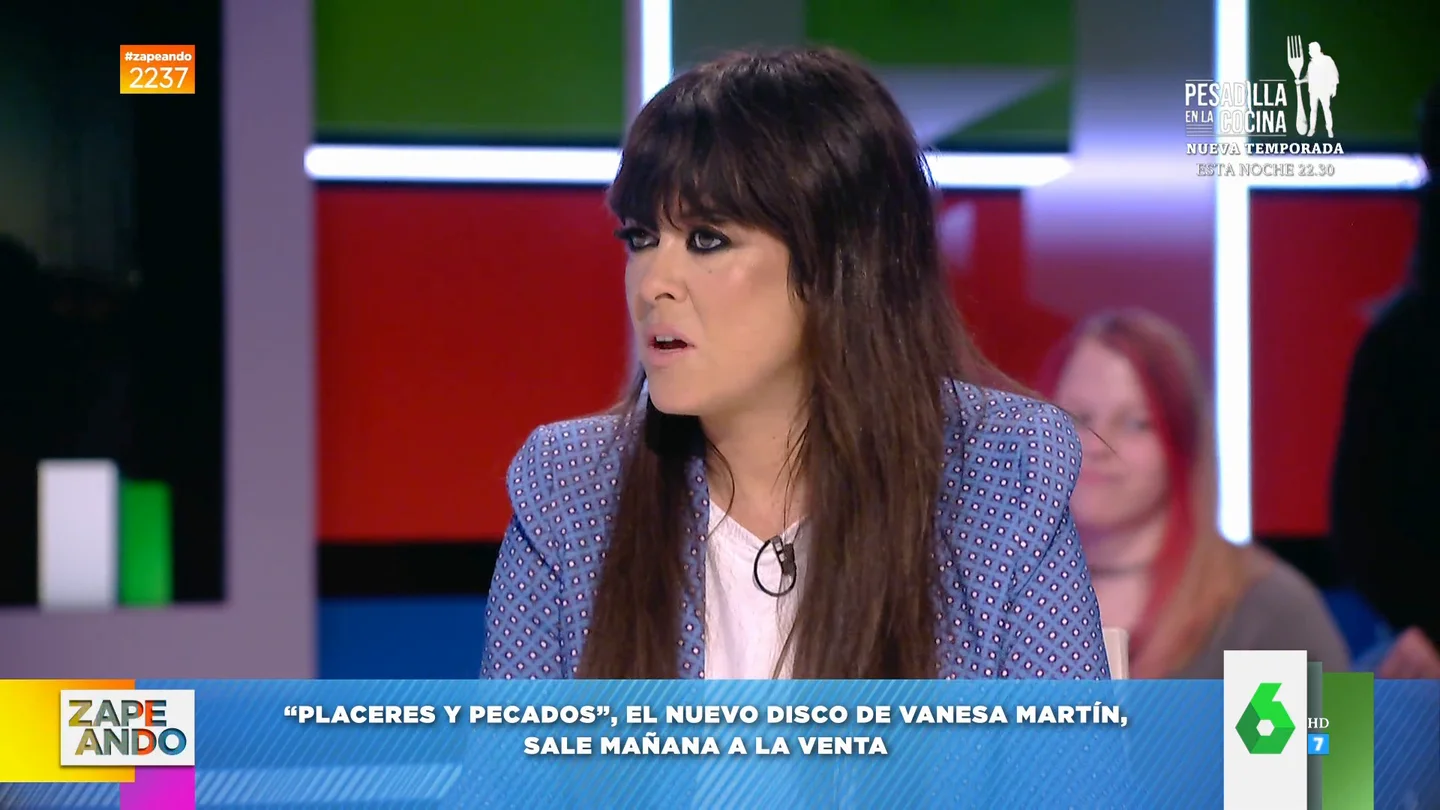 La confesión de Vanesa Martín en Zapeando que 'decepciona' a Dani Mateo: "No me digas eso" La confesión de Vanesa Martín en Zapeando que 'decepciona' a Dani Mateo: "No me digas eso"
