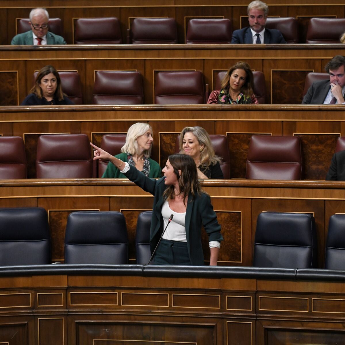 Irene Montero, tras el ataque machista de Vox en el Congreso: "No van a conseguir frenar la lucha feminista"