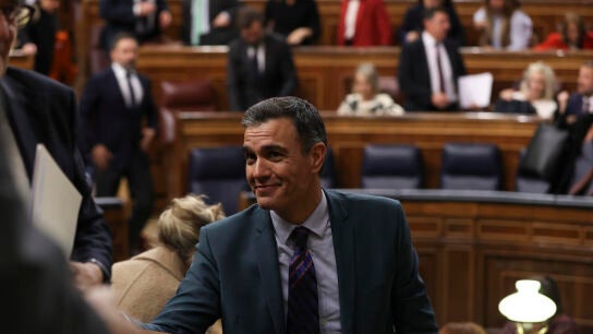 Pedro S&aacute;nchez, en el Congreso de los Diputados