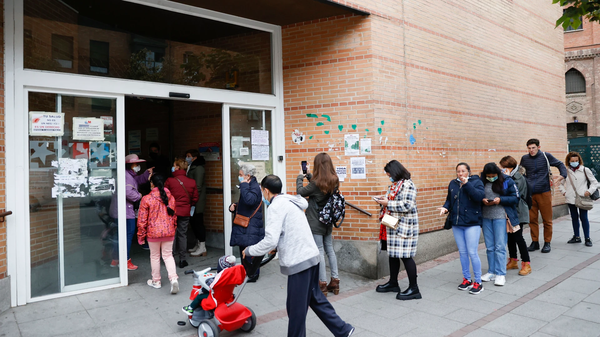 Imagen del centro de Salud de General Ricardos (Carabanchel) en Madrid.