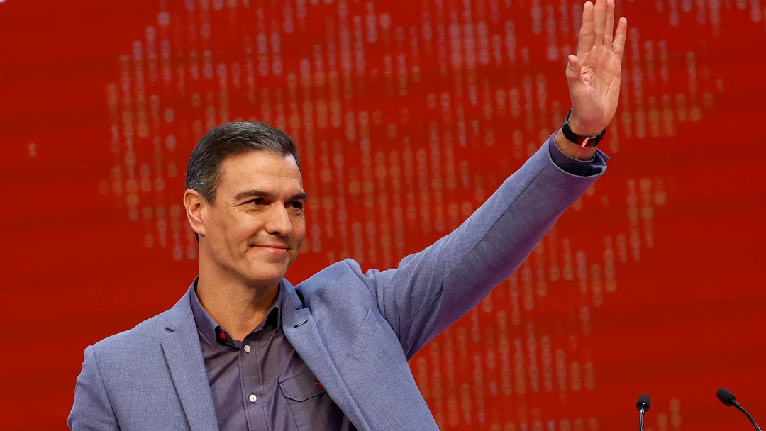 Pedro Sánchez en el Congreso de la Internacional Socialista