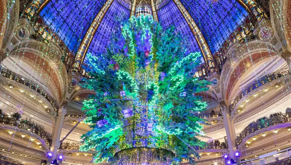 Árbol de Navidad de las Galerías Lafayette