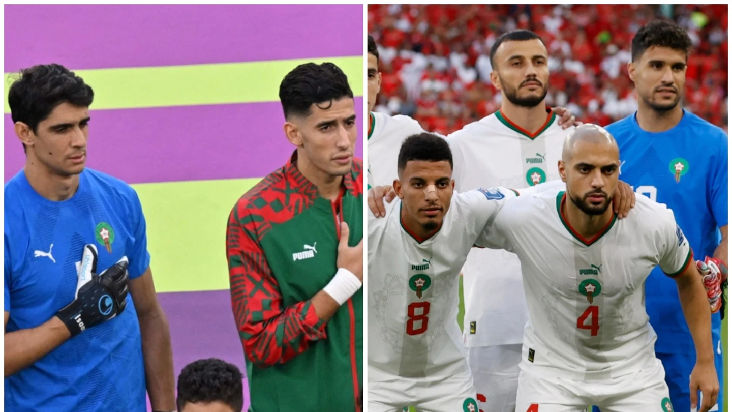 Bono estuvo en el himno, pero en la foto de equipo ya no sale Bono estuvo en el himno, pero en la foto de equipo ya no sale
