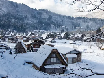 Casas en la nieve Casas en la nieve