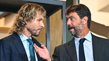 Pavel Nedved y Andrea Agnelli