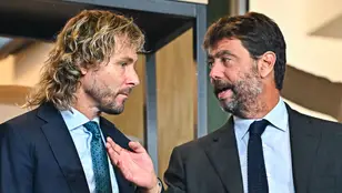 Pavel Nedved y Andrea Agnelli