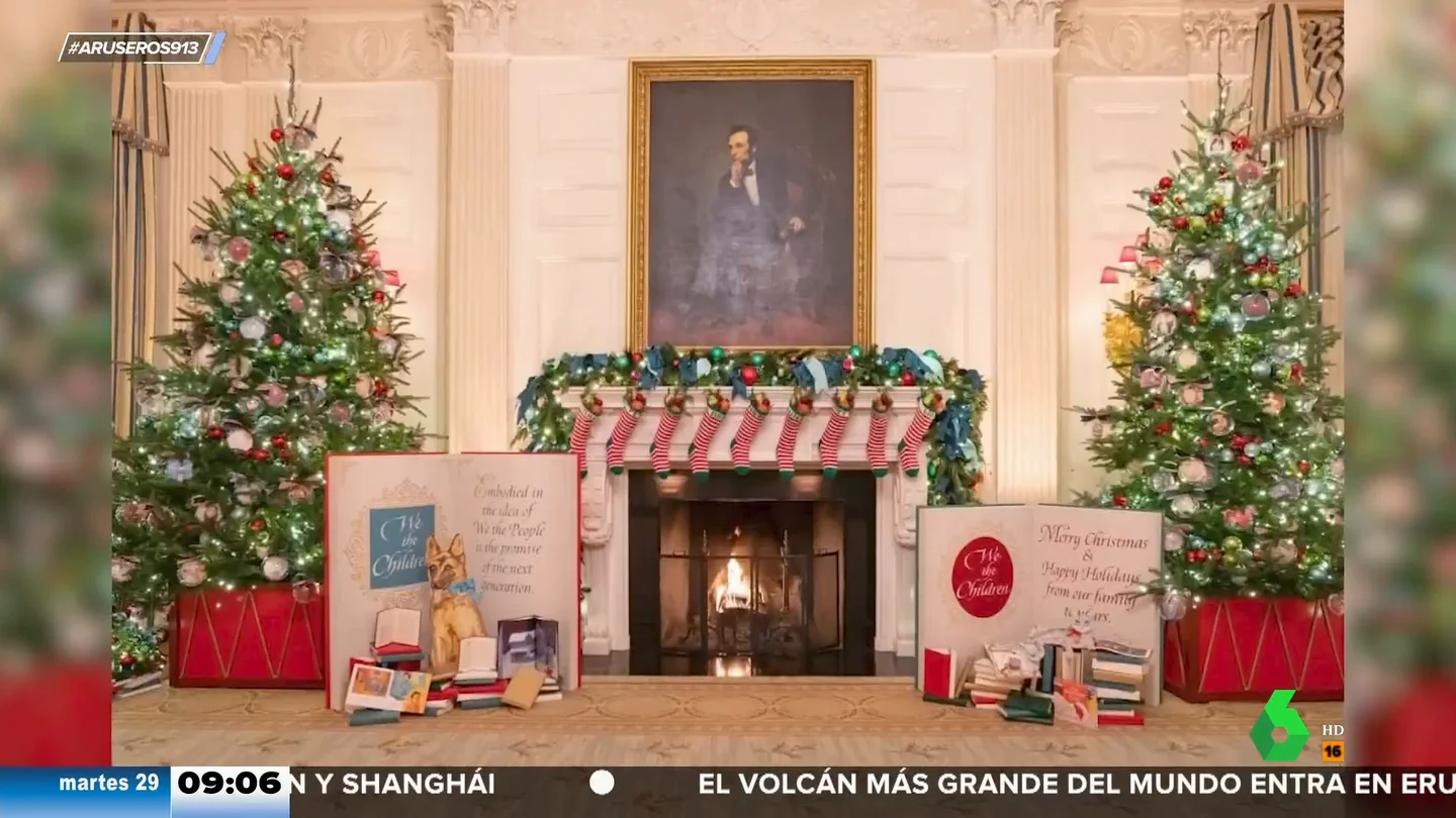 "Te recuerda a la casa de tus abuelos": la decoración navideña de la Casa Blanca, a juicio en Aruser@s "Te recuerda a la casa de tus abuelos": la decoración navideña de la Casa Blanca, a juicio en Aruser@s