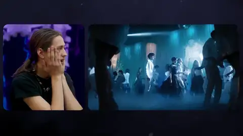 La reacción del elenco de 'Miércoles' al ver la escena del baile La reacción del elenco de 'Miércoles' al ver la escena del baile