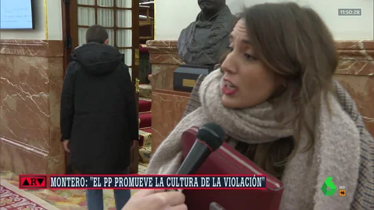 Montero se reafirma en sus palabras Montero se reafirma en sus palabras