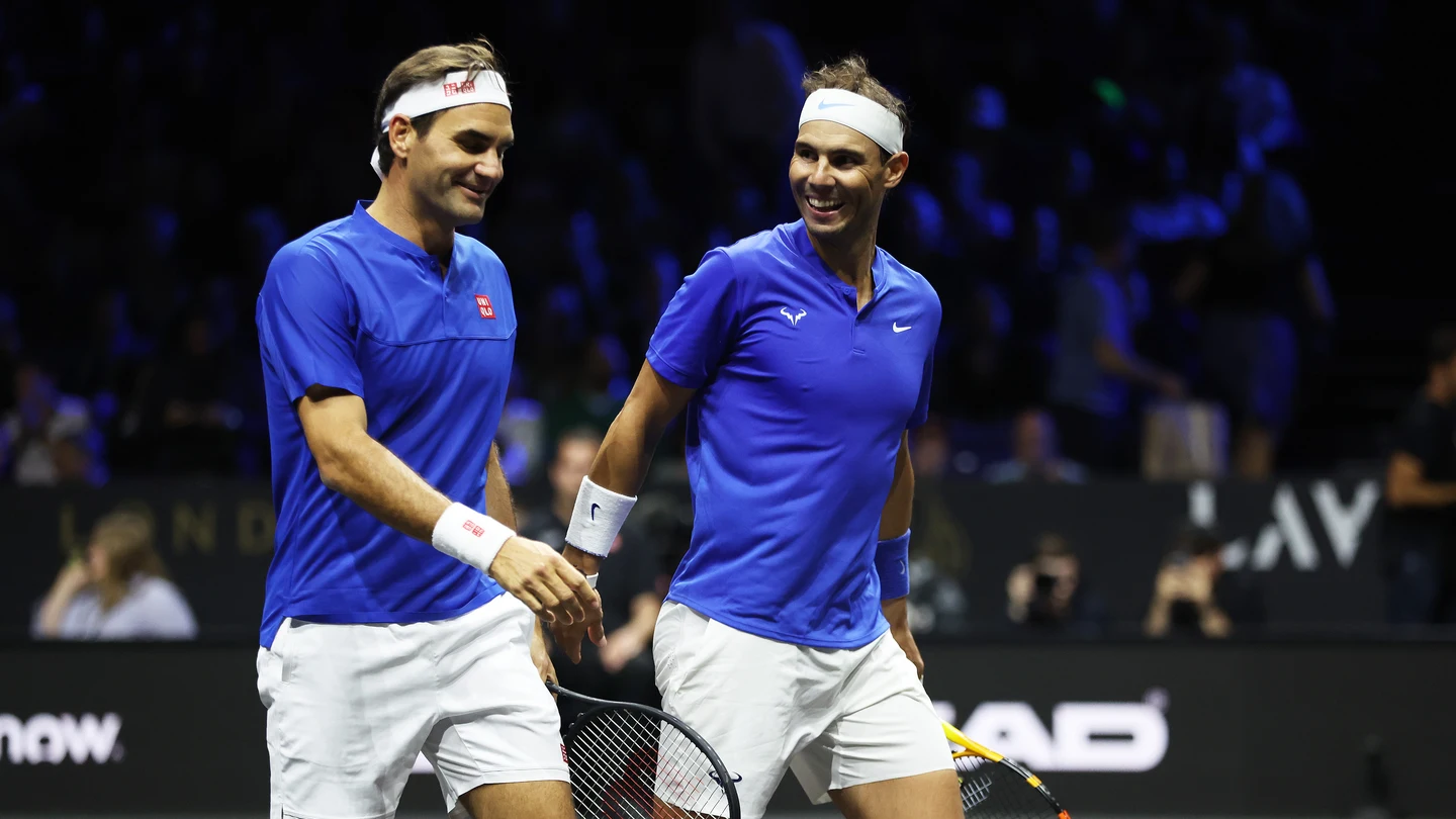 Rafa Nadal y Roger Federer Rafa Nadal y Roger Federer