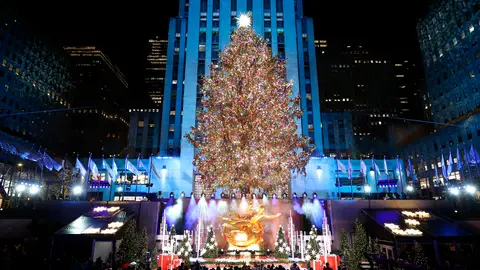 Árbol de Navidad del Rockefeller Center de Nueva York Árbol de Navidad del Rockefeller Center de Nueva York