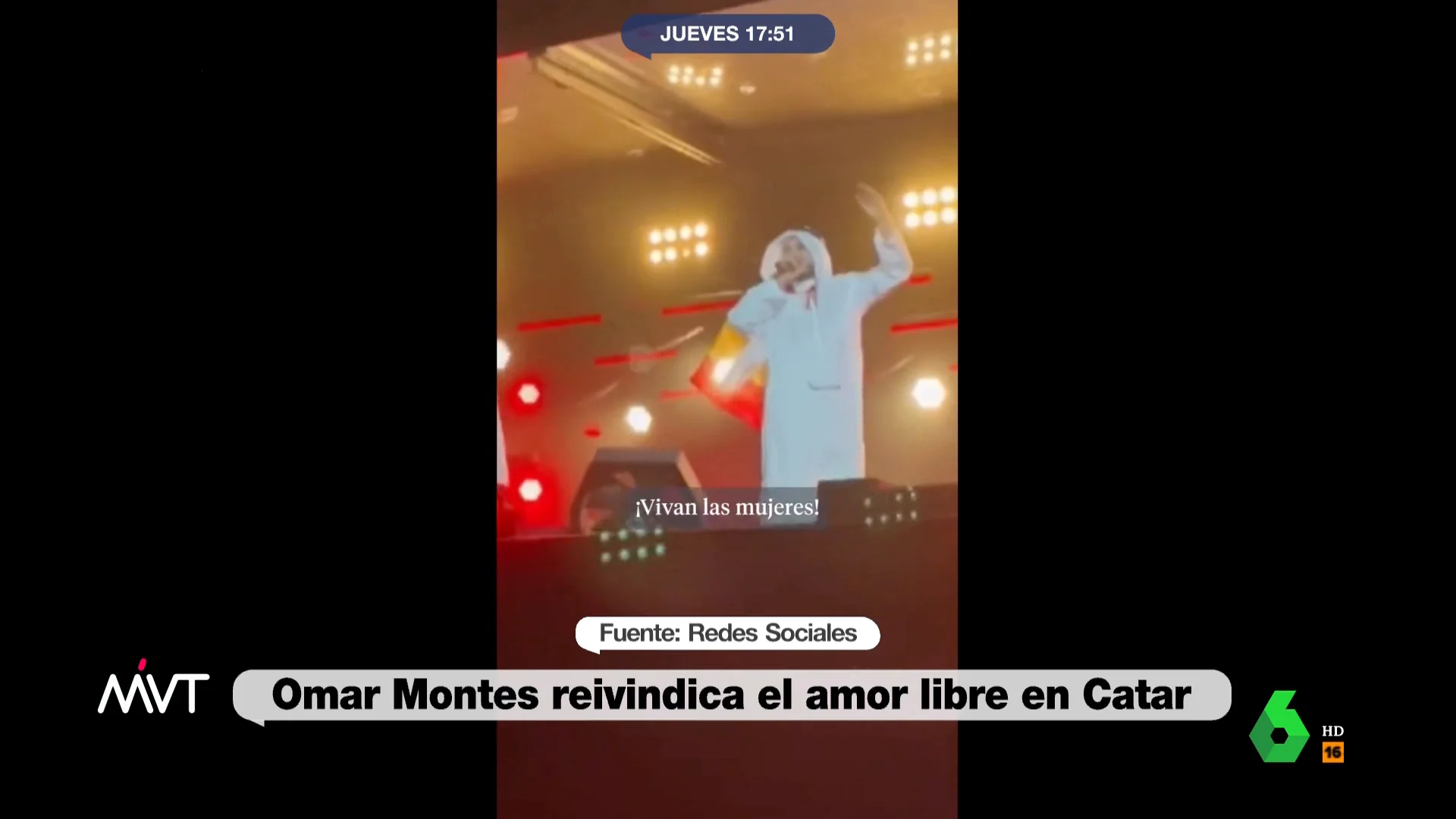 La reacción de Iñaki López al oír a Omar Montes reivindicar el amor libre en Qatar: "Ahí está el hombre que trajo la democracia vestido de rey mago"