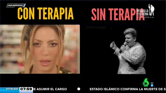 Shakira y Paquita la del Barrio te explican la importancia de ir a terapia tras romper con tu pareja Shakira y Paquita la del Barrio te explican la importancia de ir a terapia tras romper con tu pareja