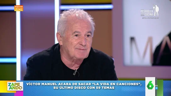 Víctor Manuel desvela por qué llama a algunas de sus canciones "desgraciadas" Víctor Manuel desvela por qué llama a algunas de sus canciones "desgraciadas"