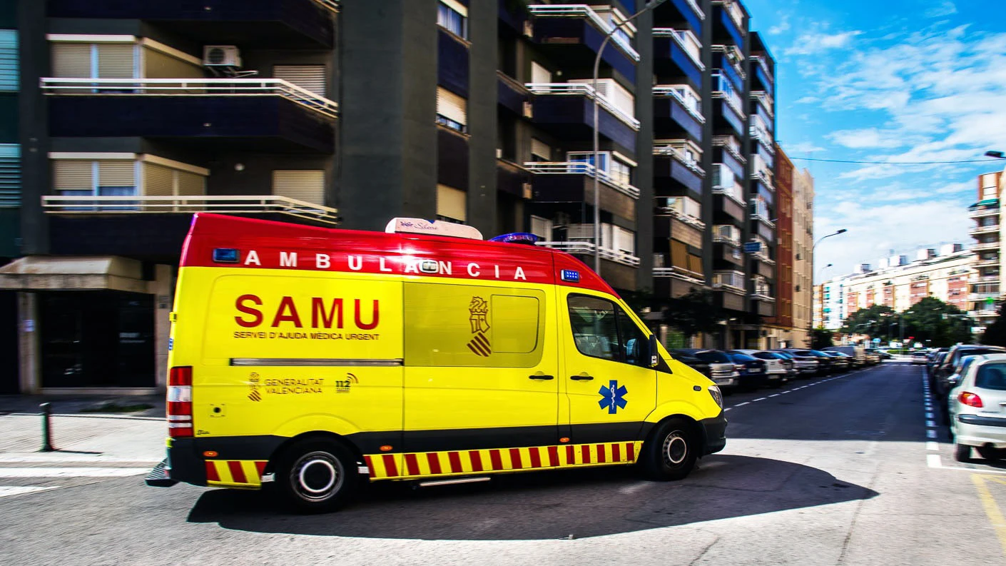 Imagen de archivo de una ambulancia del SAMU