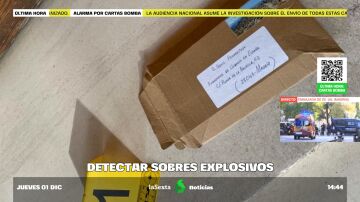 cómo se detectan sobres explosivos