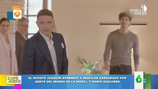 El desfile de Joaquín con las indicaciones de Boris Izaguirre para Vicky Martín Berrocal El desfile de Joaquín con las indicaciones de Boris Izaguirre para Vicky Martín Berrocal