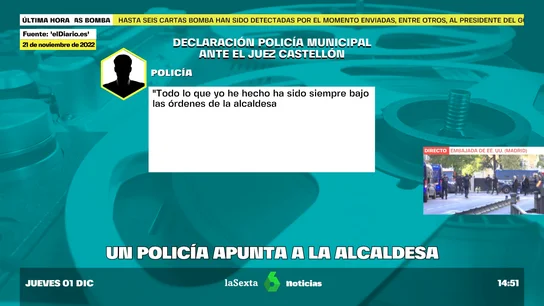 Un policía local apunta directamente a la alcaldesa de Marbella: "Todo lo que yo he hecho ha sido siempre bajo sus órdenes" Un policía local apunta directamente a la alcaldesa de Marbella: "Todo lo que yo he hecho ha sido siempre bajo sus órdenes"