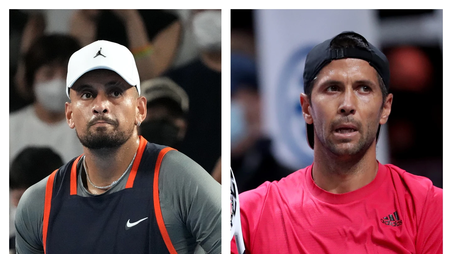 Nick Kyrgios y Fernando Verdasco Nick Kyrgios y Fernando Verdasco