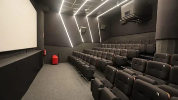 One of the rooms of the Cines Embajadores, created in March 2020