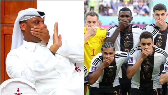 La televisión de Qatar se mofa de Alemania recordando su gesto contra la discriminación LGTBIQ+ La televisión de Qatar se mofa de Alemania recordando su gesto contra la discriminación LGTBIQ+