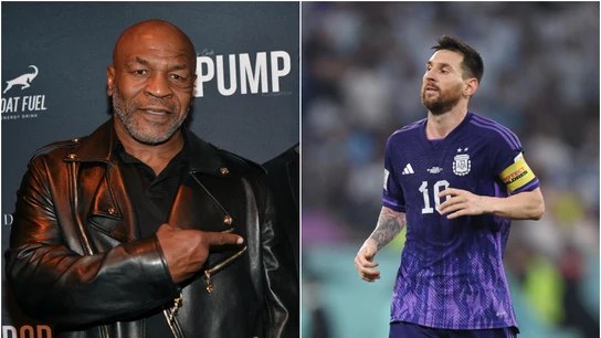 Mike Tyson y Leo Messi Mike Tyson y Leo Messi