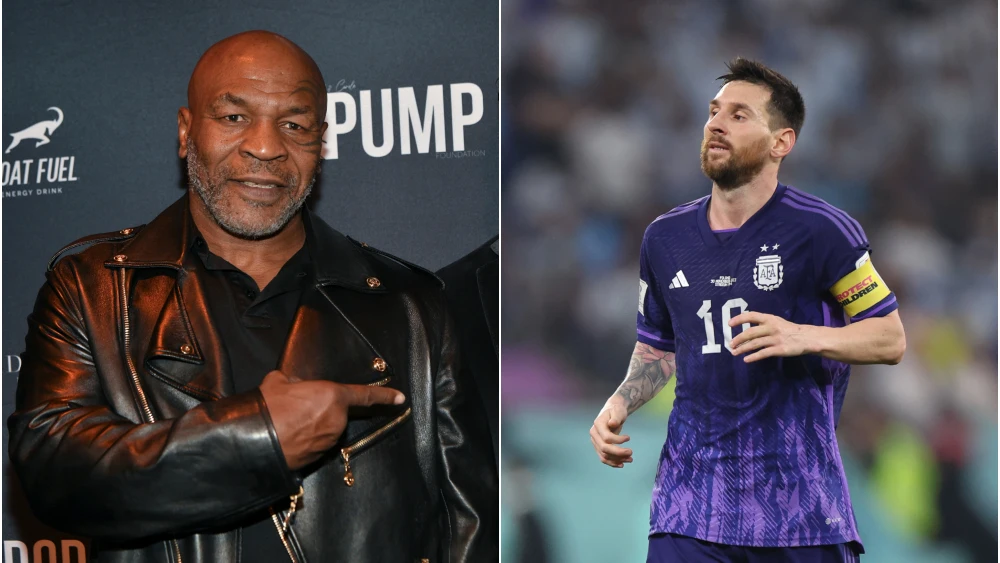 Mike Tyson y Leo Messi