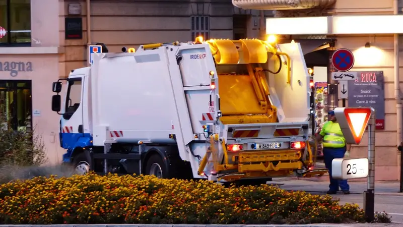 Imagen de archivo de un camión de la basura