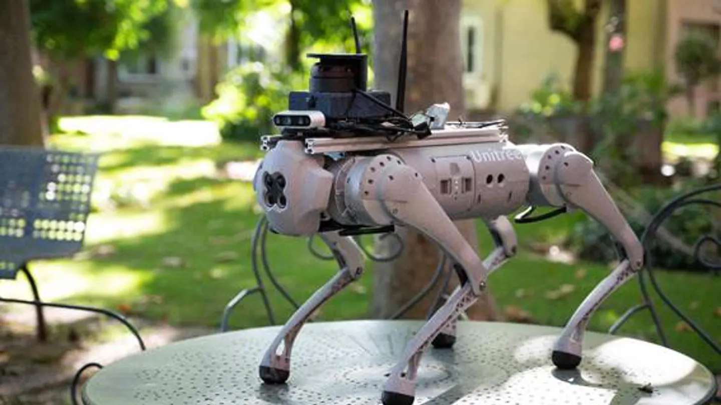 Tefi, un perro-robot capaz de guiar a personas con dependientes o con alguna discapacidad Tefi, un perro-robot capaz de guiar a personas con dependientes o con alguna discapacidad