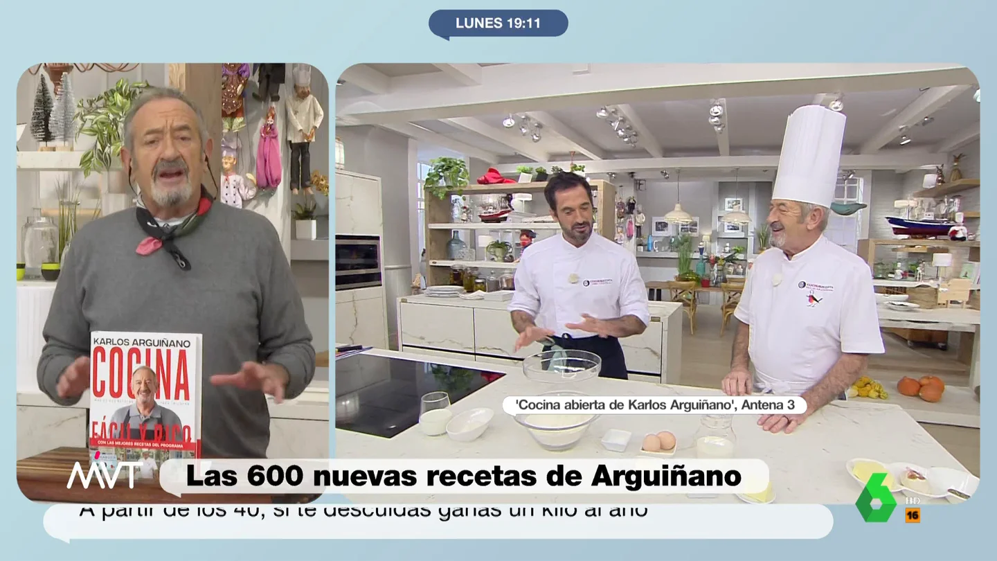 El secreto Karlos Arguiñano para mantenerse en forma y saludable a sus 74 años El secreto Karlos Arguiñano para mantenerse en forma y saludable a sus 74 años