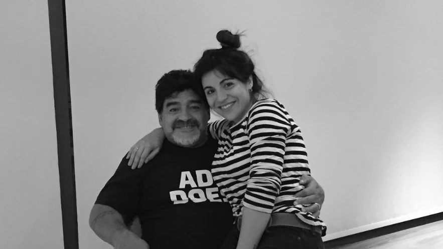 Maradona y su hija Gianinna