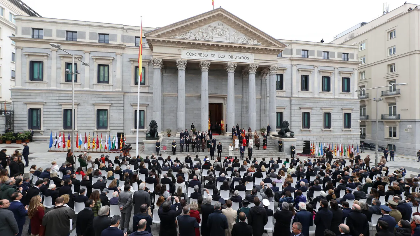 Vista general durante al acto institucional del Día de la Constitución Vista general durante al acto institucional del Día de la Constitución