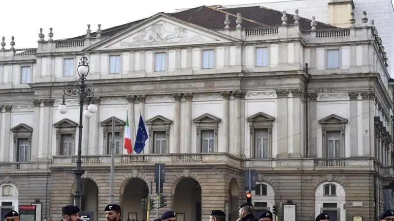 Imagen de archivo de la Scala de Milán.