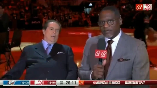 Bob Rathbun convulsiona en pleno directo Bob Rathbun convulsiona en pleno directo