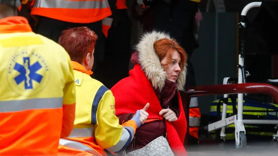 Heridos son atendidos por los Servicios de Emergencias Heridos son atendidos por los Servicios de Emergencias