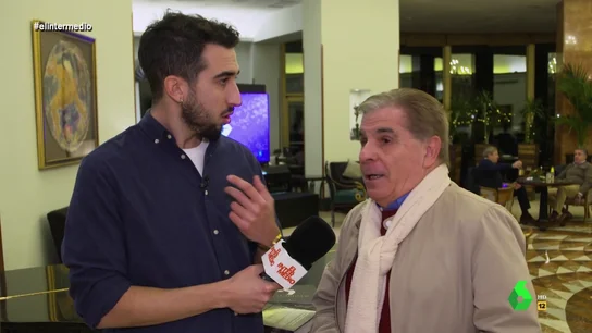 La reacción de Pedro Ruiz cuando Isma Juárez le dice que podría cruzarse con Rajoy: "Me marcho, hasta luego" La reacción de Pedro Ruiz cuando Isma Juárez le dice que podría cruzarse con Rajoy: "Me marcho, hasta luego"
