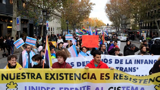 Manifestaciones en varias ciudades para pedir que se apruebe la ley trans Manifestaciones en varias ciudades para pedir que se apruebe la ley trans
