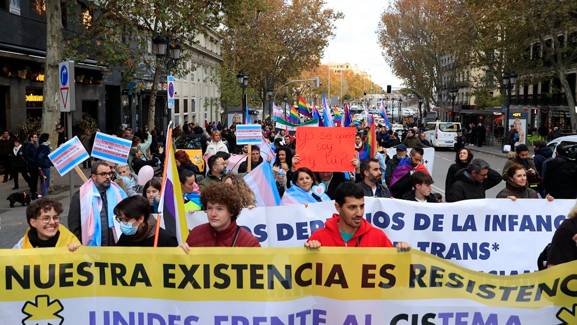 Manifestaciones en varias ciudades para pedir que se apruebe la ley trans