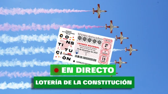 Lotería Nacional hoy, en directo el sorteo de la Constitución | Comprueba si tu décimo es uno de los premiados Lotería Nacional hoy, en directo el sorteo de la Constitución | Comprueba si tu décimo es uno de los premiados