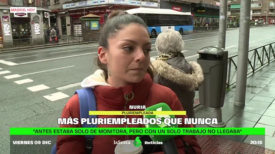 Más pluriempleados que nunca: "Hacen contratos de media jornada y al final, quieras o no, te tienes que buscar un segundo empleo" Más pluriempleados que nunca: "Hacen contratos de media jornada y al final, quieras o no, te tienes que buscar un segundo empleo"