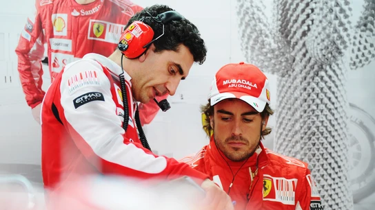 Andrea Stella y Fernando Alonso Andrea Stella y Fernando Alonso