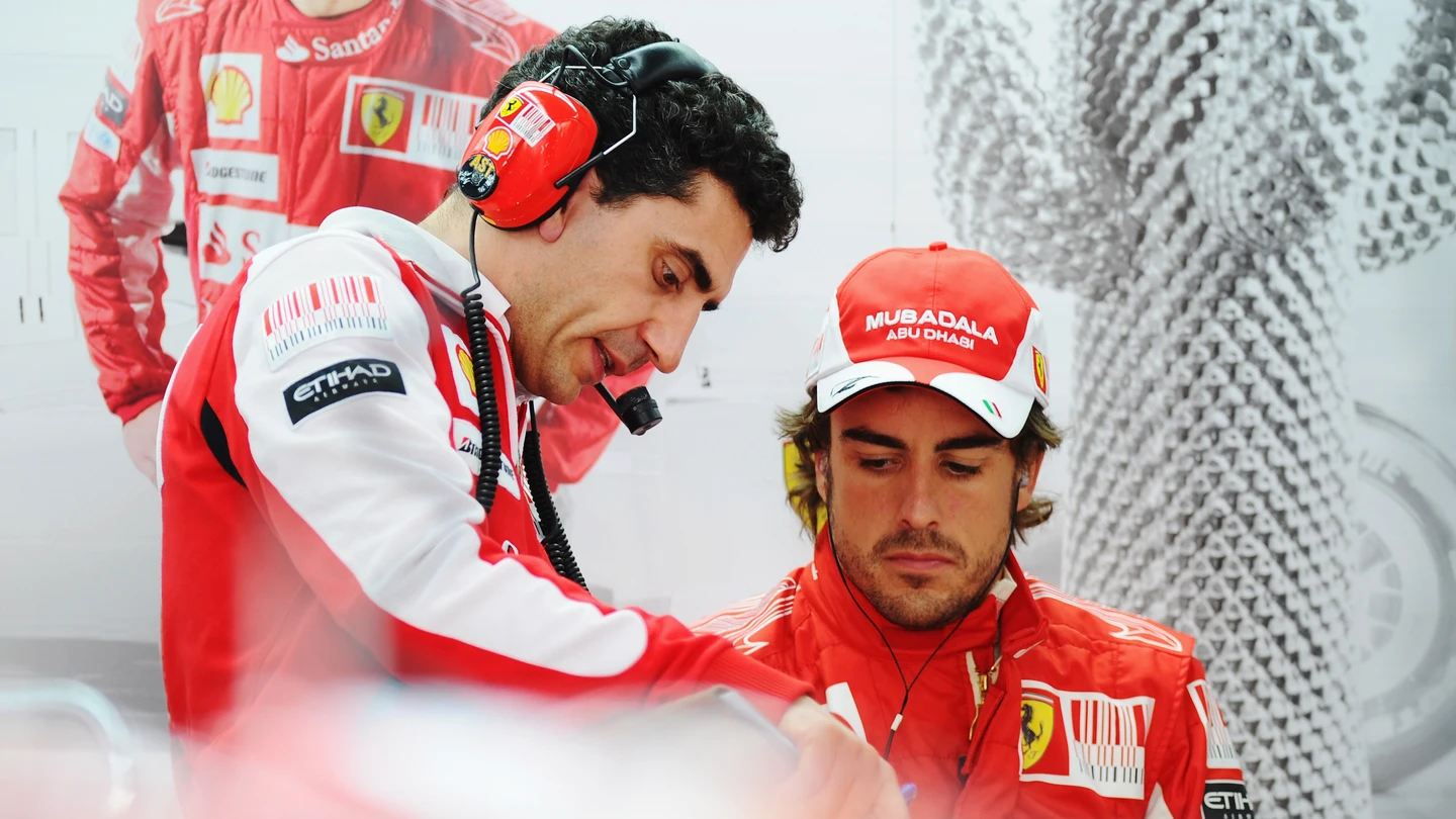 Andrea Stella y Fernando Alonso Andrea Stella y Fernando Alonso